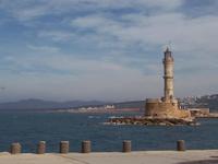 Lighthouse in the Venetian Harbor, Chania, Crete